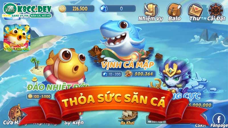 Các trò chơi tại cổng game